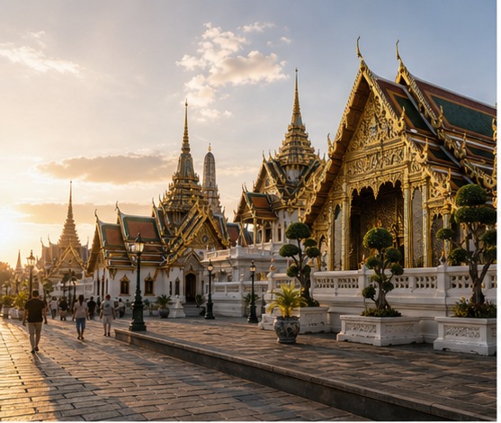 Bangkok temples route stop