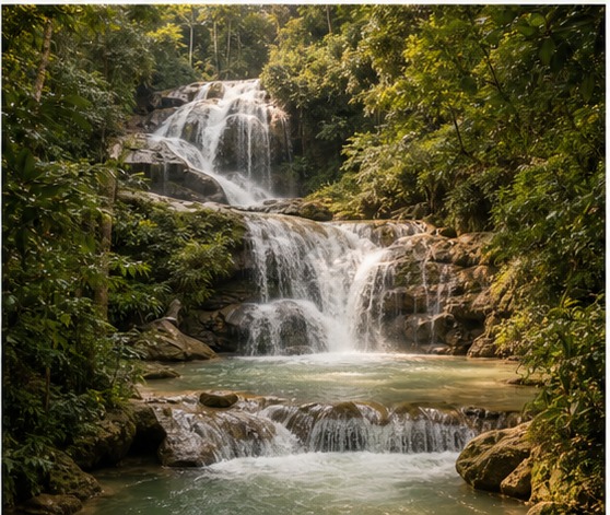 Northern Thailand waterfall route stop
