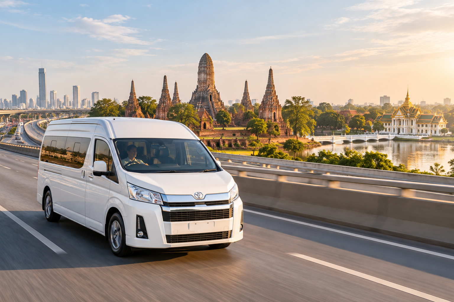 Bangkok to Ayutthaya and Bang Pa-In by private van: temples, palace grounds, and a gentler heritage day.