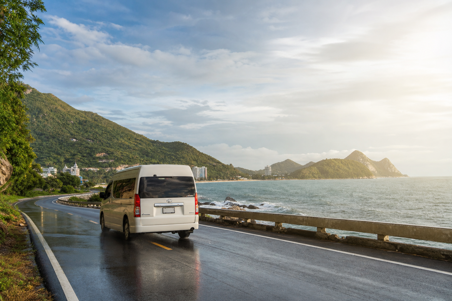 Bangkok to Hua Hin in rainy season: a private van plan with easy coastal stops.