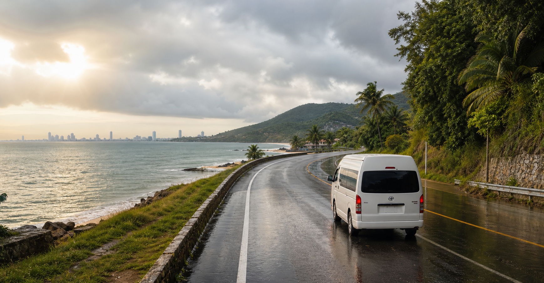 Bangkok to Hua Hin in rainy season: a private van plan with easy coastal stops.