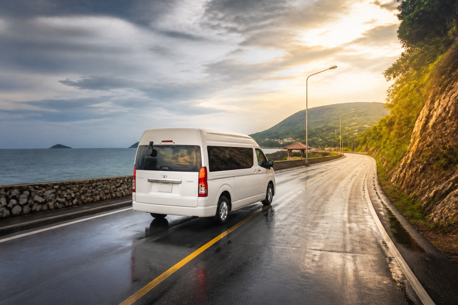 Bangkok to Hua Hin in rainy season: a private van plan with easy coastal stops.