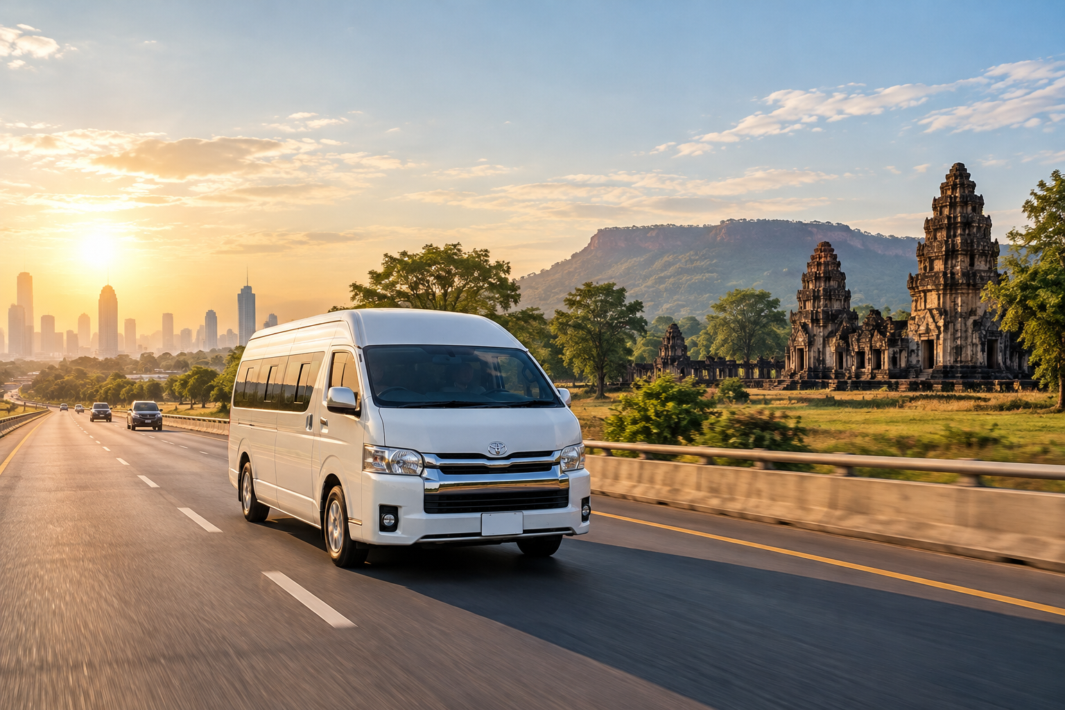 Bangkok to Nakhon Ratchasima and Phimai by private van: a calmer Korat heritage route.