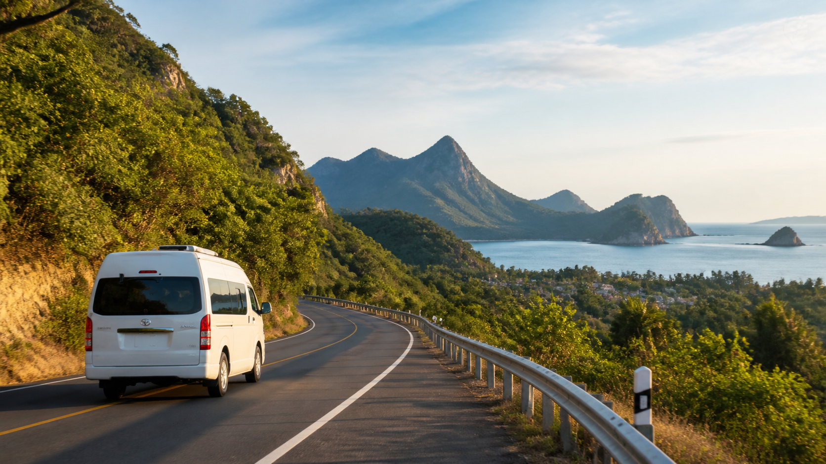 Bangkok to Pranburi and Khao Sam Roi Yot by private van: a slower Gulf nature plan.