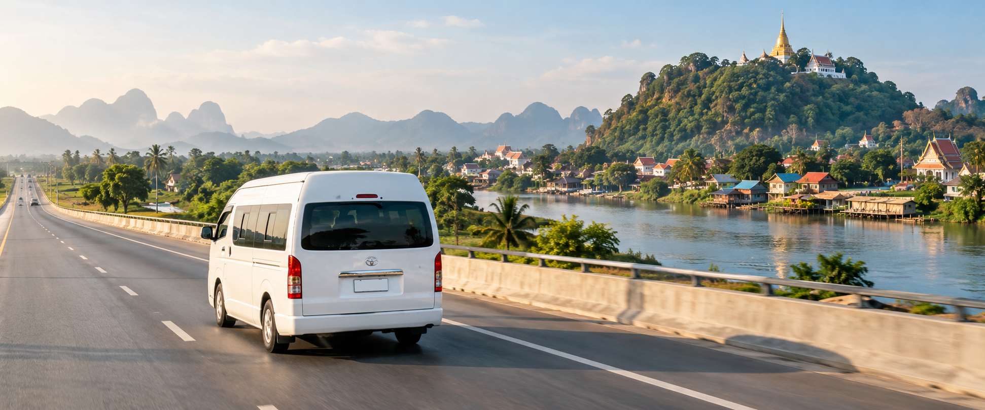 Bangkok to Uthai Thani by private van: riverside heritage, slow streets, and a calmer overnight route.