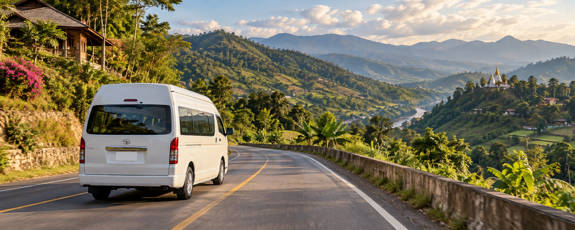 Chiang Mai to Chiang Rai by private van: a calmer northern route plan.