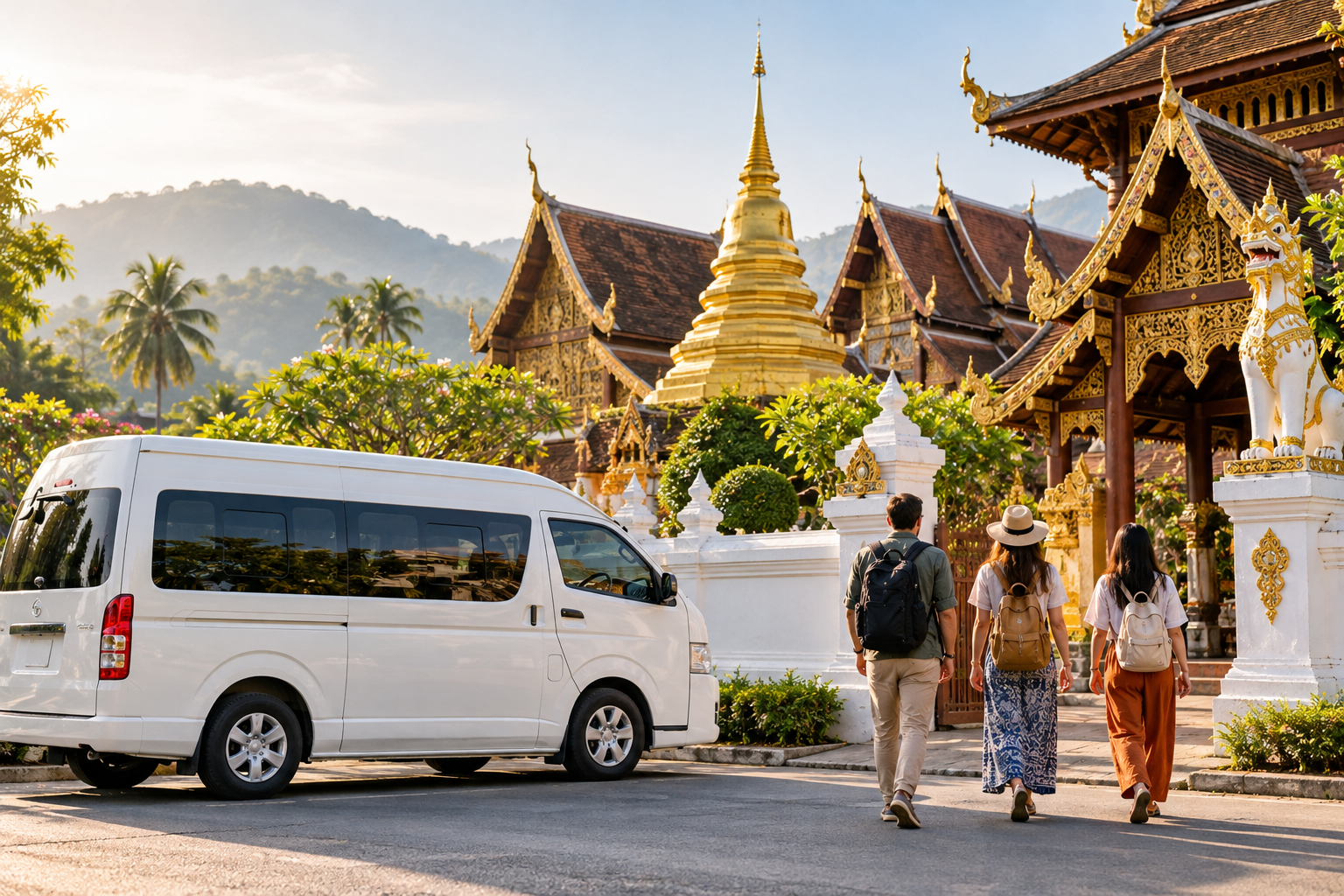 Chiang Mai to Lamphun and Lampang by private van: day trip or overnight?