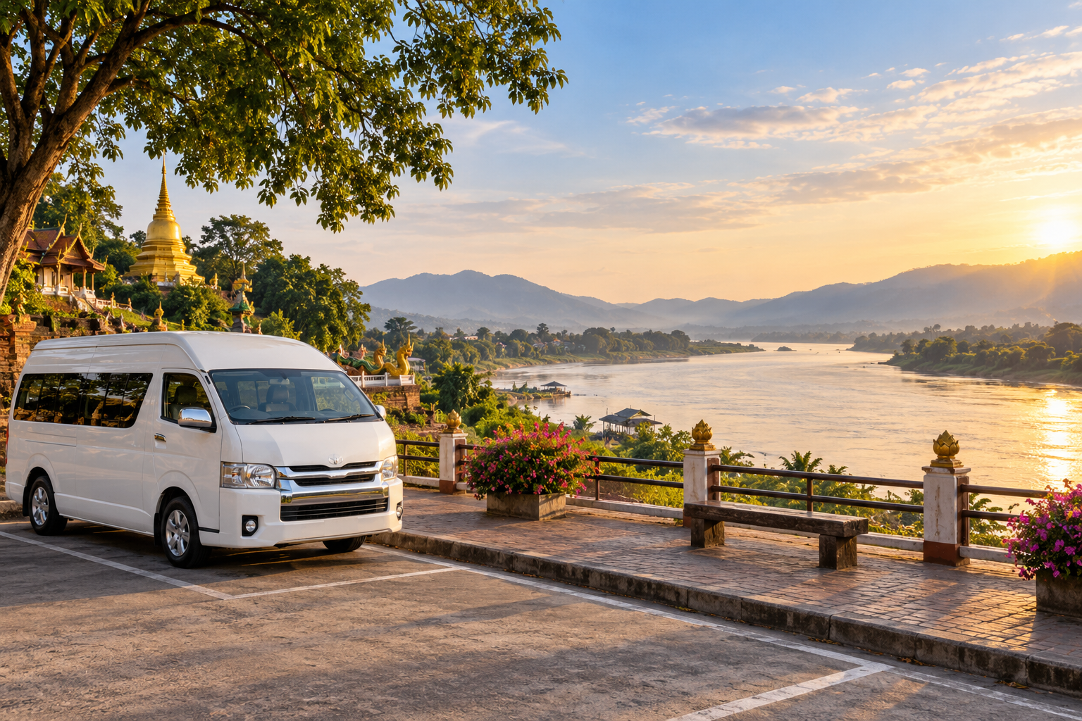 Chiang Saen by private van: ancient town or Golden Triangle extension?