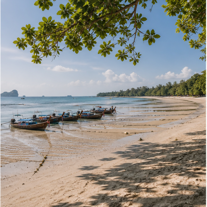 Hat Noppharat Thara-Mu Ko Phi Phi National Park: a better Krabi island day. detail photo