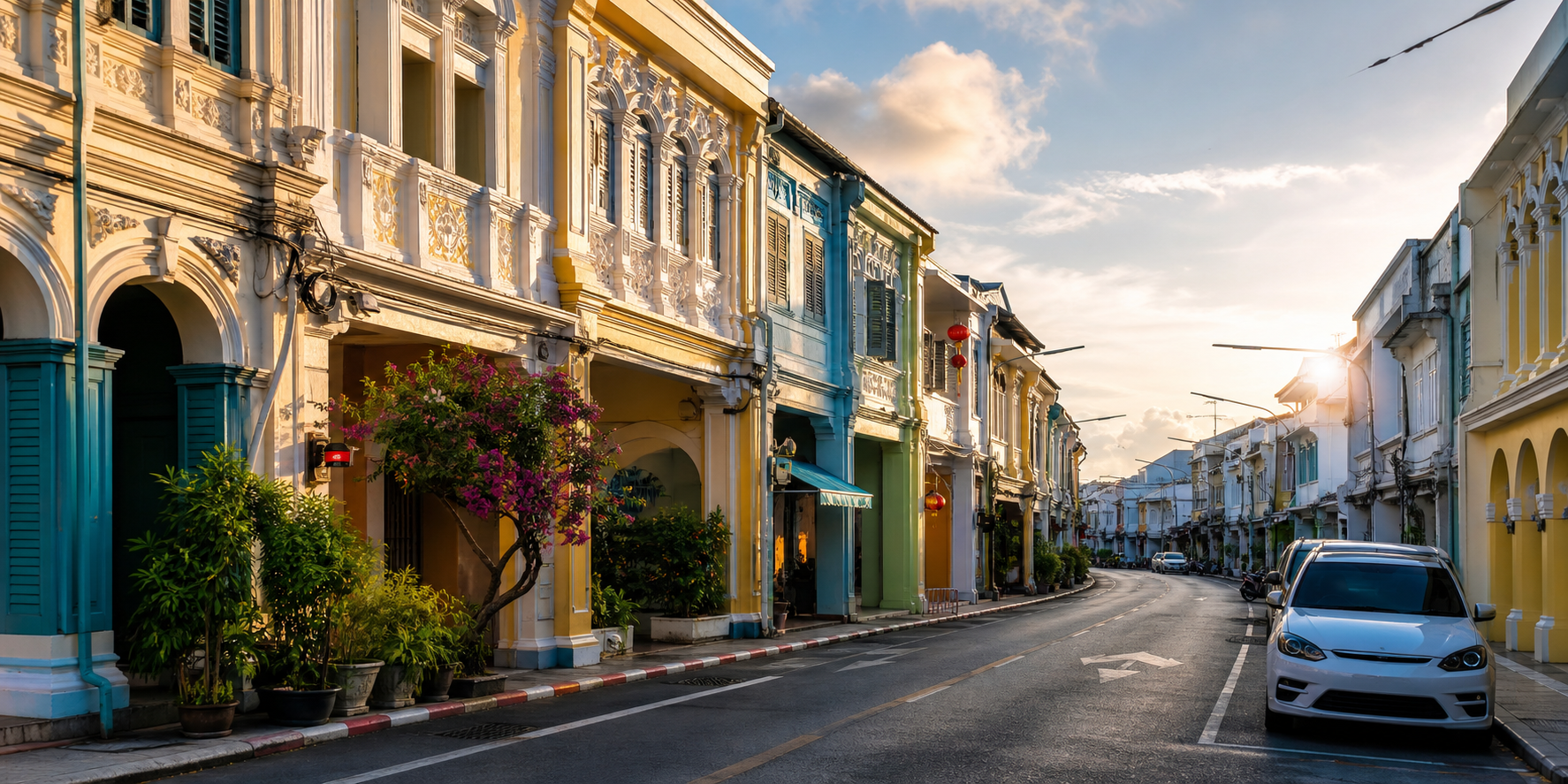 How to connect Phuket Old Town and coastal viewpoints without rushing.