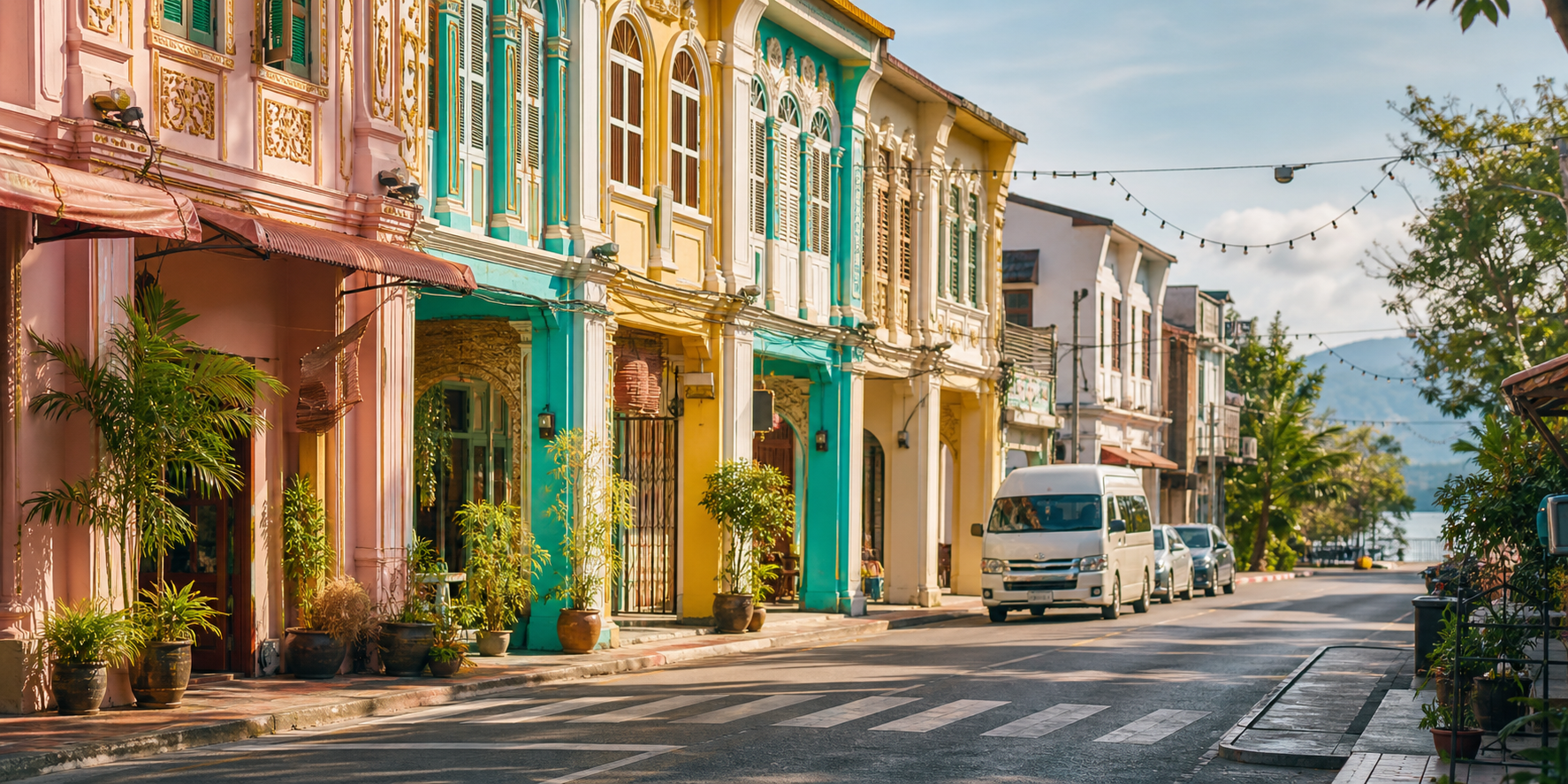 How to connect Phuket Old Town and coastal viewpoints without rushing.