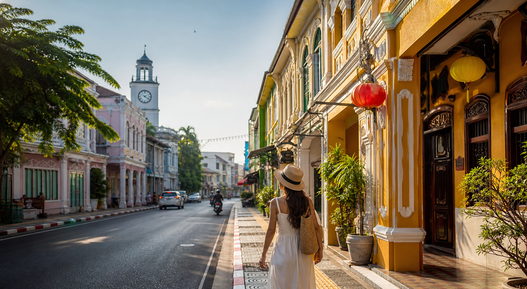 How to connect Phuket Old Town and coastal viewpoints without rushing.