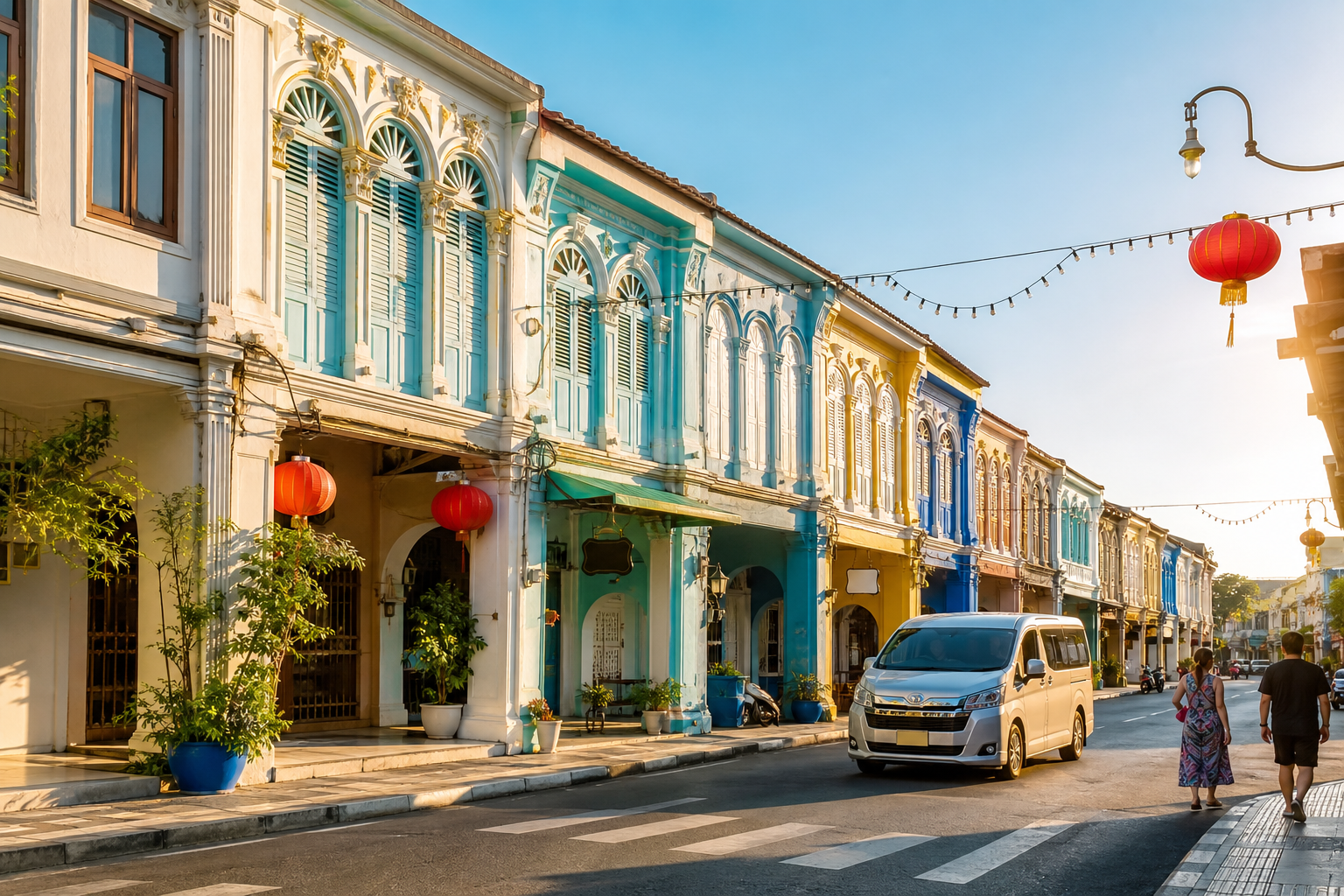 How to connect Phuket Old Town and coastal viewpoints without rushing.