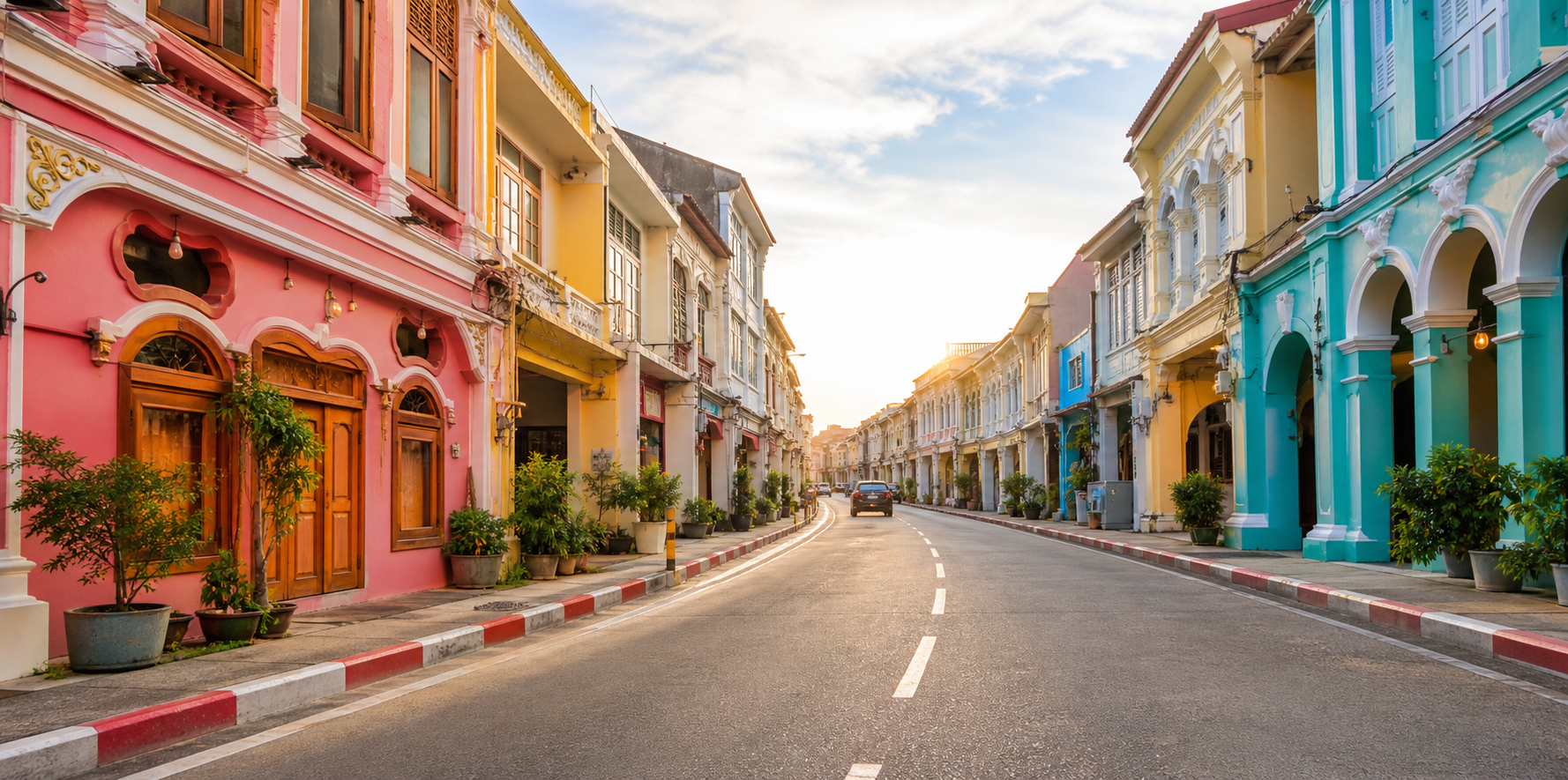 How to connect Phuket Old Town and coastal viewpoints without rushing.