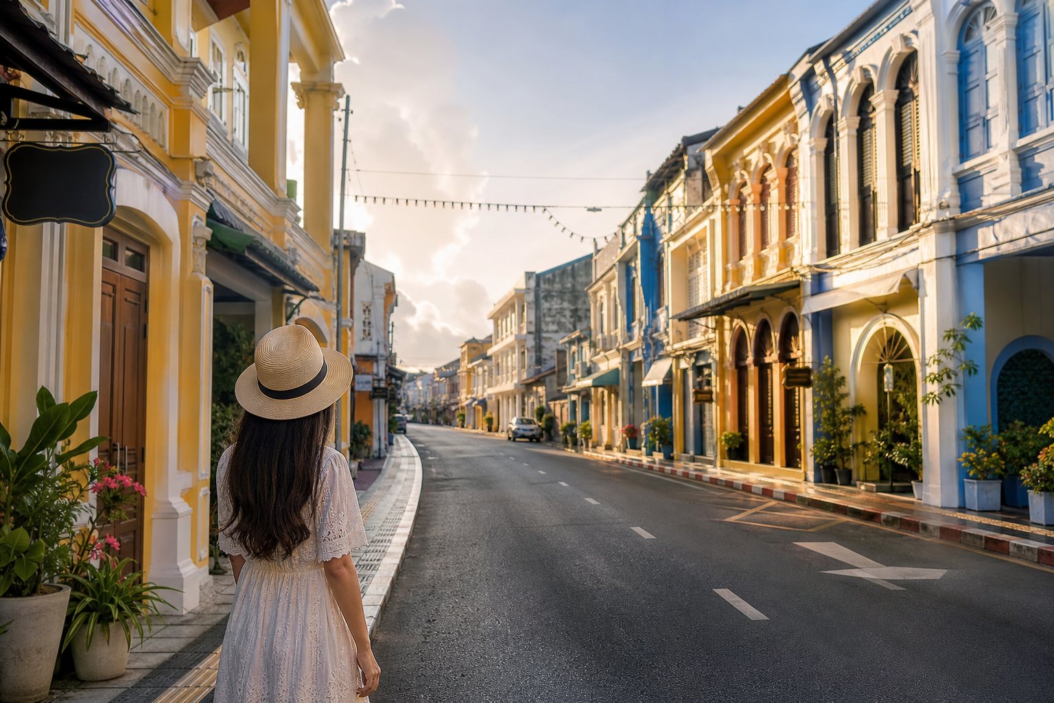 How to connect Phuket Old Town and coastal viewpoints without rushing.