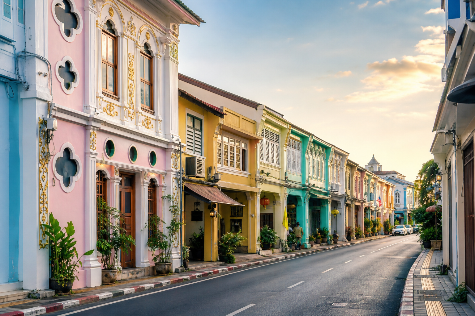 How to connect Phuket Old Town and coastal viewpoints without rushing.