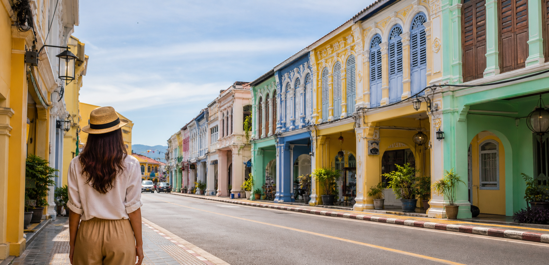 How to connect Phuket Old Town and coastal viewpoints without rushing.