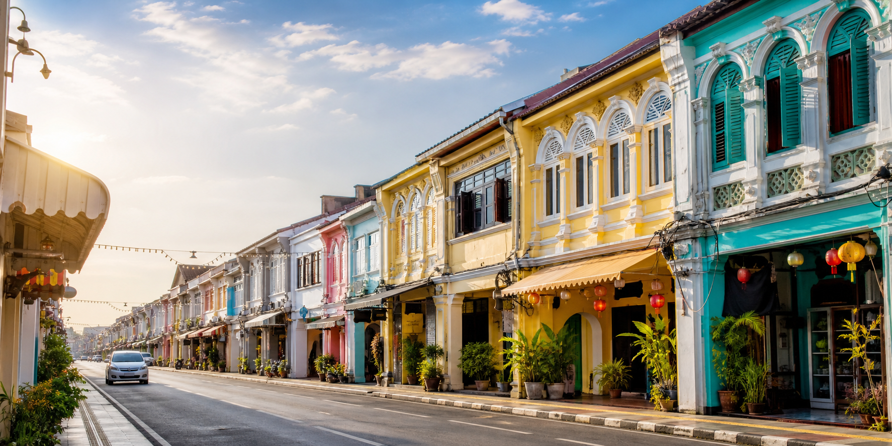 How to connect Phuket Old Town and coastal viewpoints without rushing.