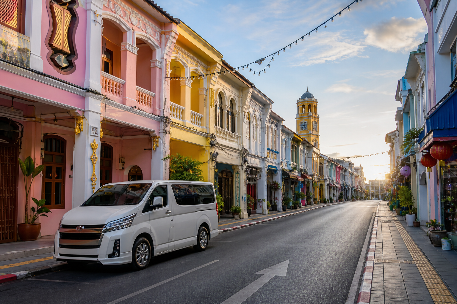 How to connect Phuket Old Town and coastal viewpoints without rushing.