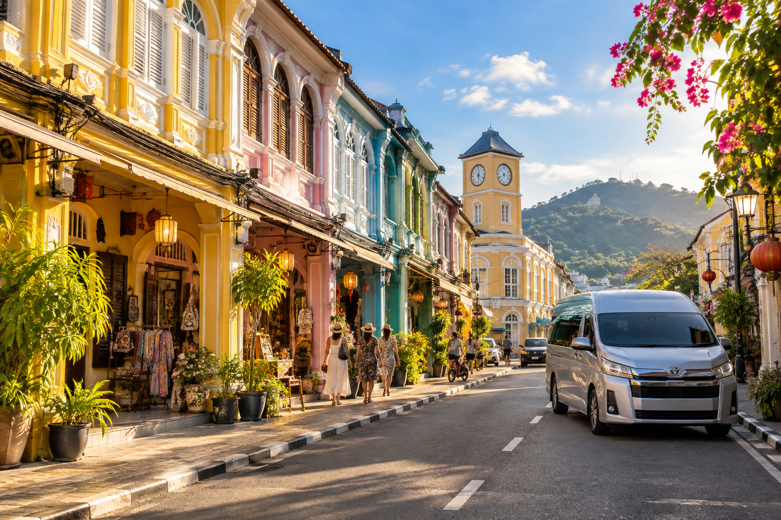 How to connect Phuket Old Town and coastal viewpoints without rushing.