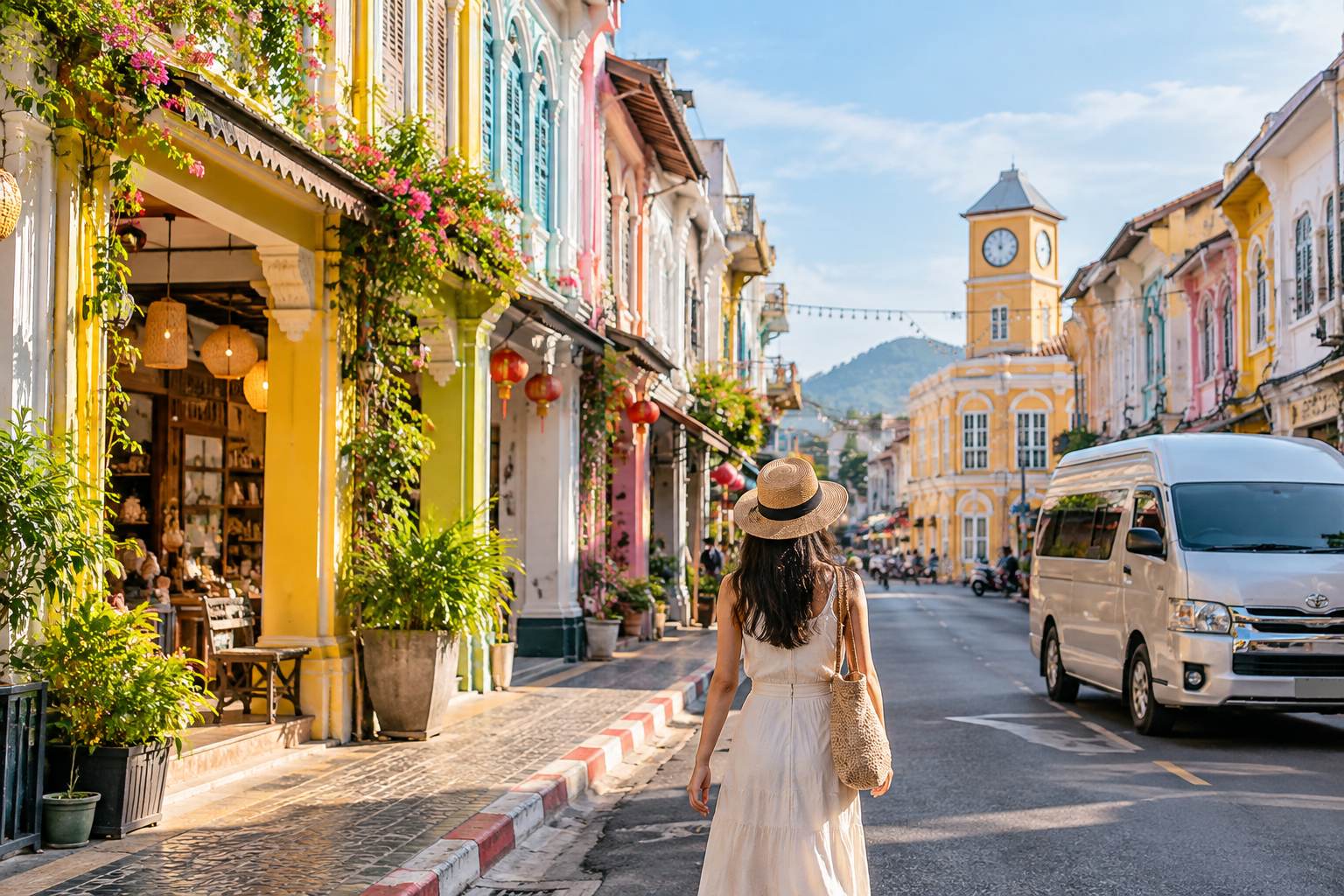 How to connect Phuket Old Town and coastal viewpoints without rushing.