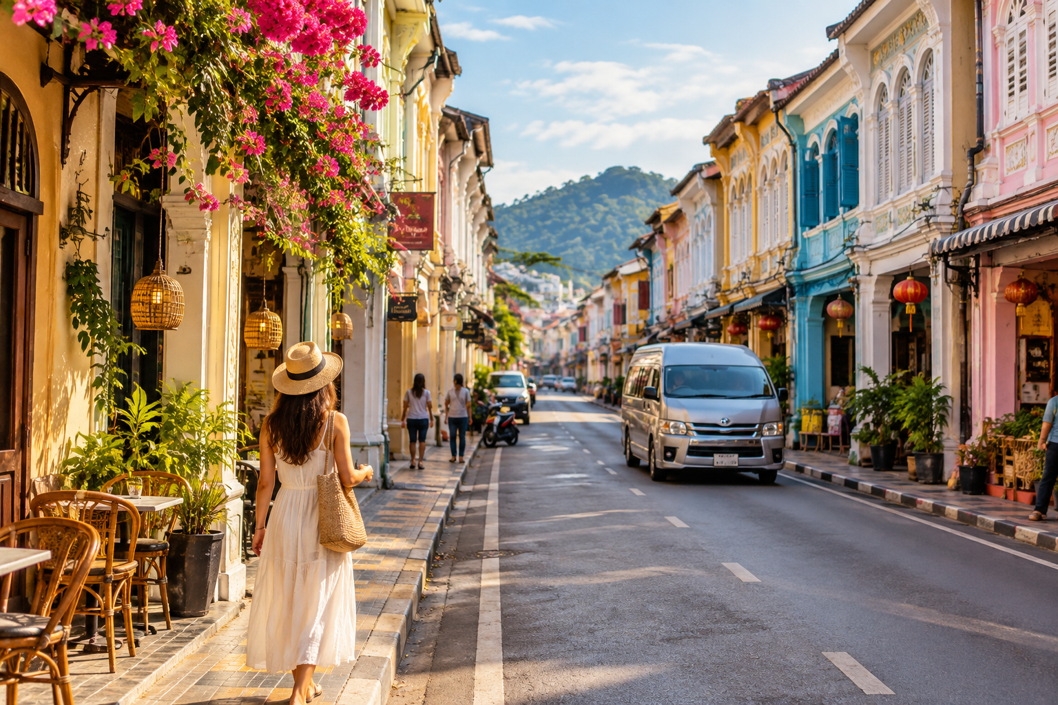 How to connect Phuket Old Town and coastal viewpoints without rushing.