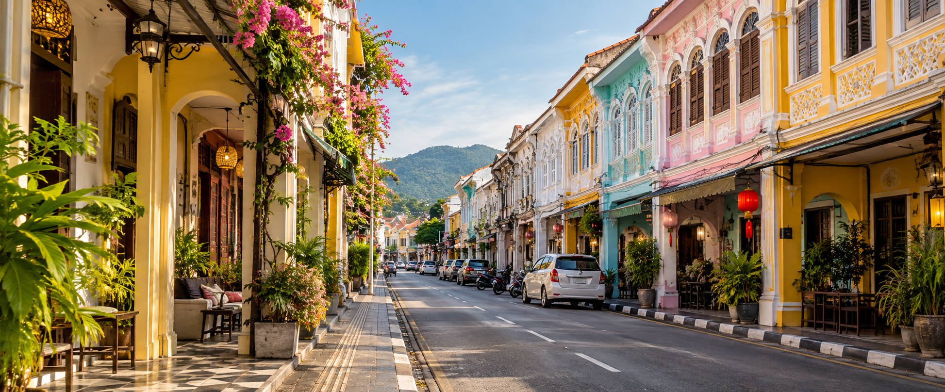 How to connect Phuket Old Town and coastal viewpoints without rushing.